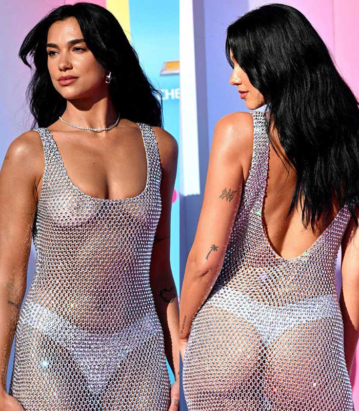 Dua Lipa tits and ass